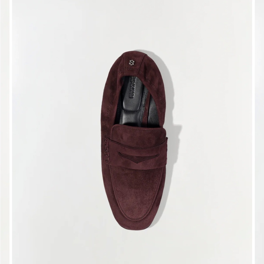 Simkhai Cocoa Suede Loafers - Picture 4 of 10